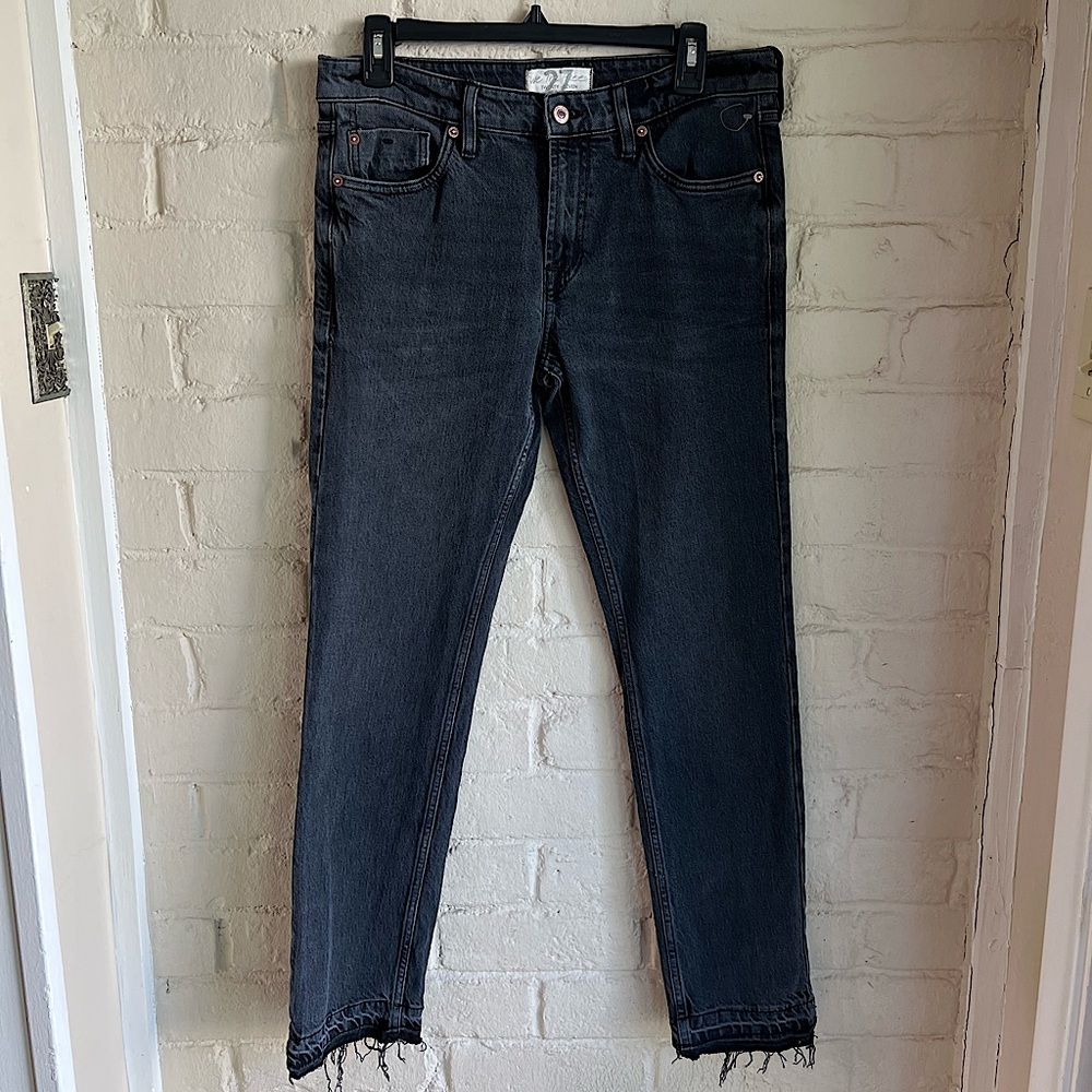 Free People We the Free size 27 black NWOT denim skinny jeans